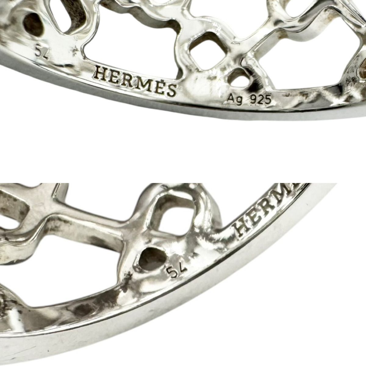HERMES エルメス パスレル リング シルバー Ag925 サイズ54 - メルカリ