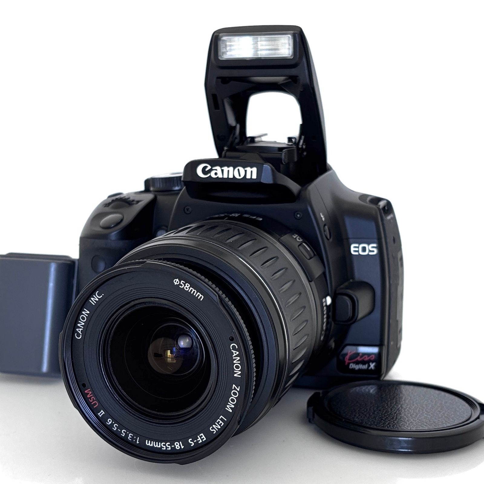 キヤノン】Canon EOS Kiss Digital X + EF-S 18-55mm デジタル一眼レフ 