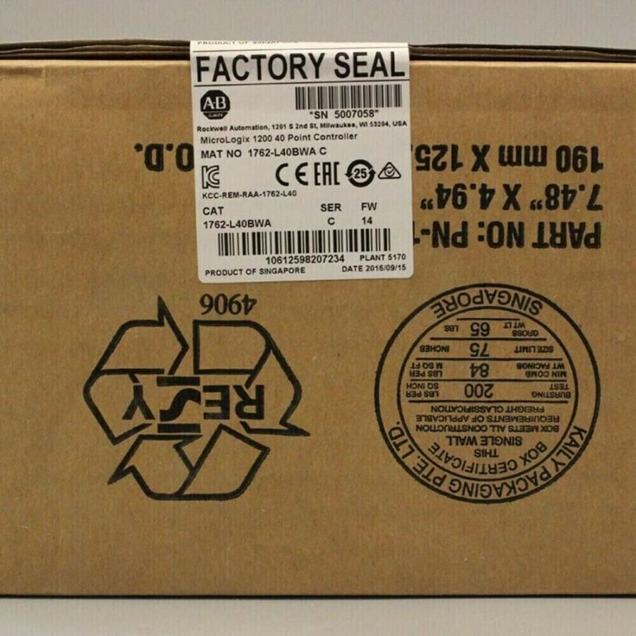 【新品 ★送料無料 】1762-L40BWA PLCユニット1762L40BWA【6ヶ月保証】
