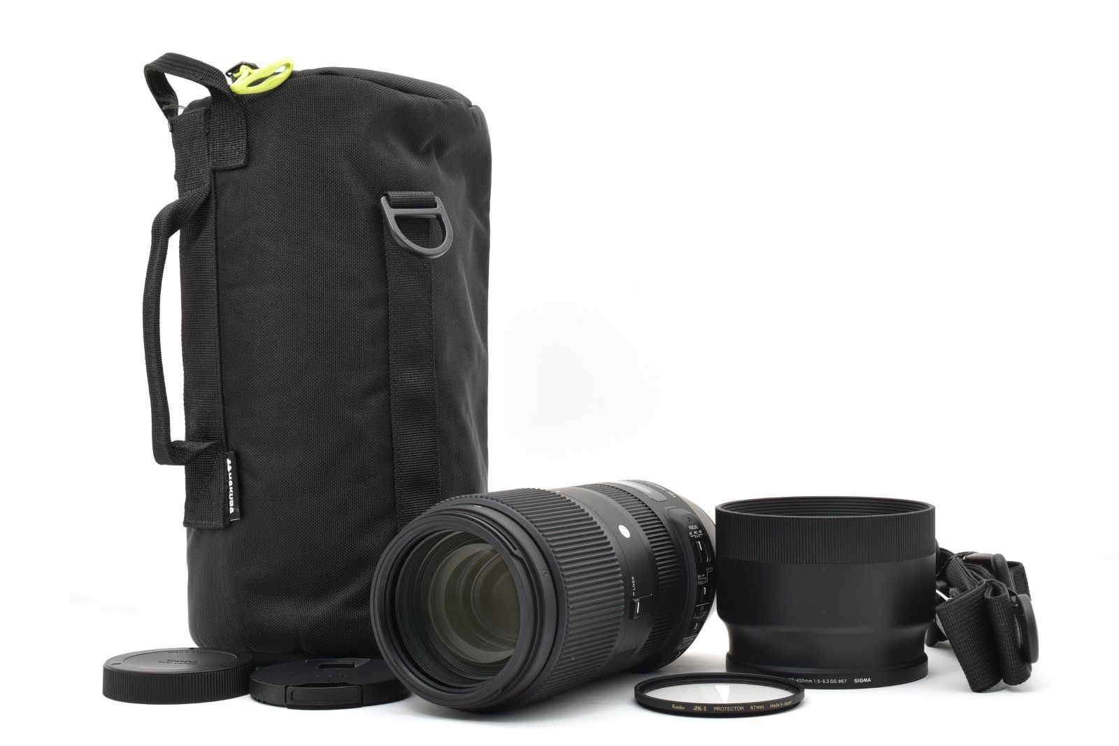 SIGMA AF 100-400mm F5-6.3 DG OS キャノン /3138 動作OK 返金保証 保護プロテクター付き