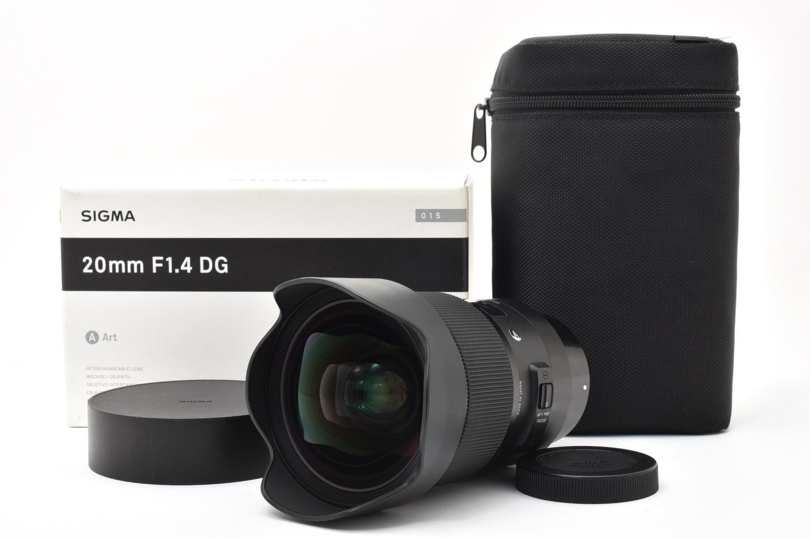 SIGMA AF 20mm F1.4 DG Art ソニー 元箱　/3139 動作OK 返金保証