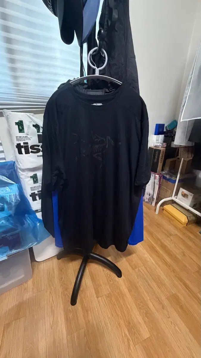 ARC'TERYX メリノウール ブラック 半袖Tシャツ XXL
