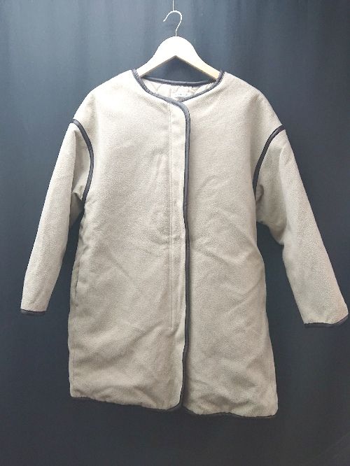 ■ OLIVEdesOLIVE オリーブデオリーブ 大人 カジュアル 生地厚手 長袖 コート サイズM ベージュ レディース E 【1307260018035】