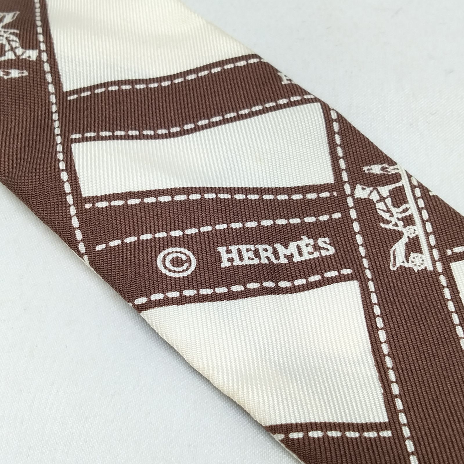 ✨️HERMES✨️エルメス ツイリー ボルデュックリボン スカーフ シルク