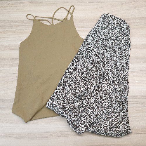 ◇ 《 RETROGIRL レトロガール まとめ商品 2点セット サイズF ウエストゴム 裏地 ワンピース スカート レディース 》 E 【1307260044119】