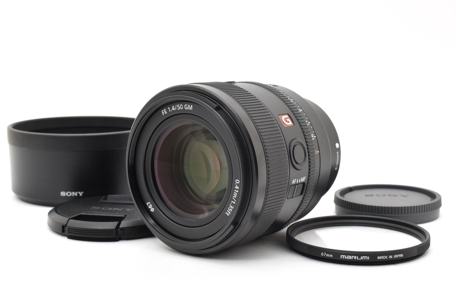 SONY ソニーFE 50mm F1.4 GM SEL50F14GM /3141 動作OK 返金保証 保護プロテクター付き