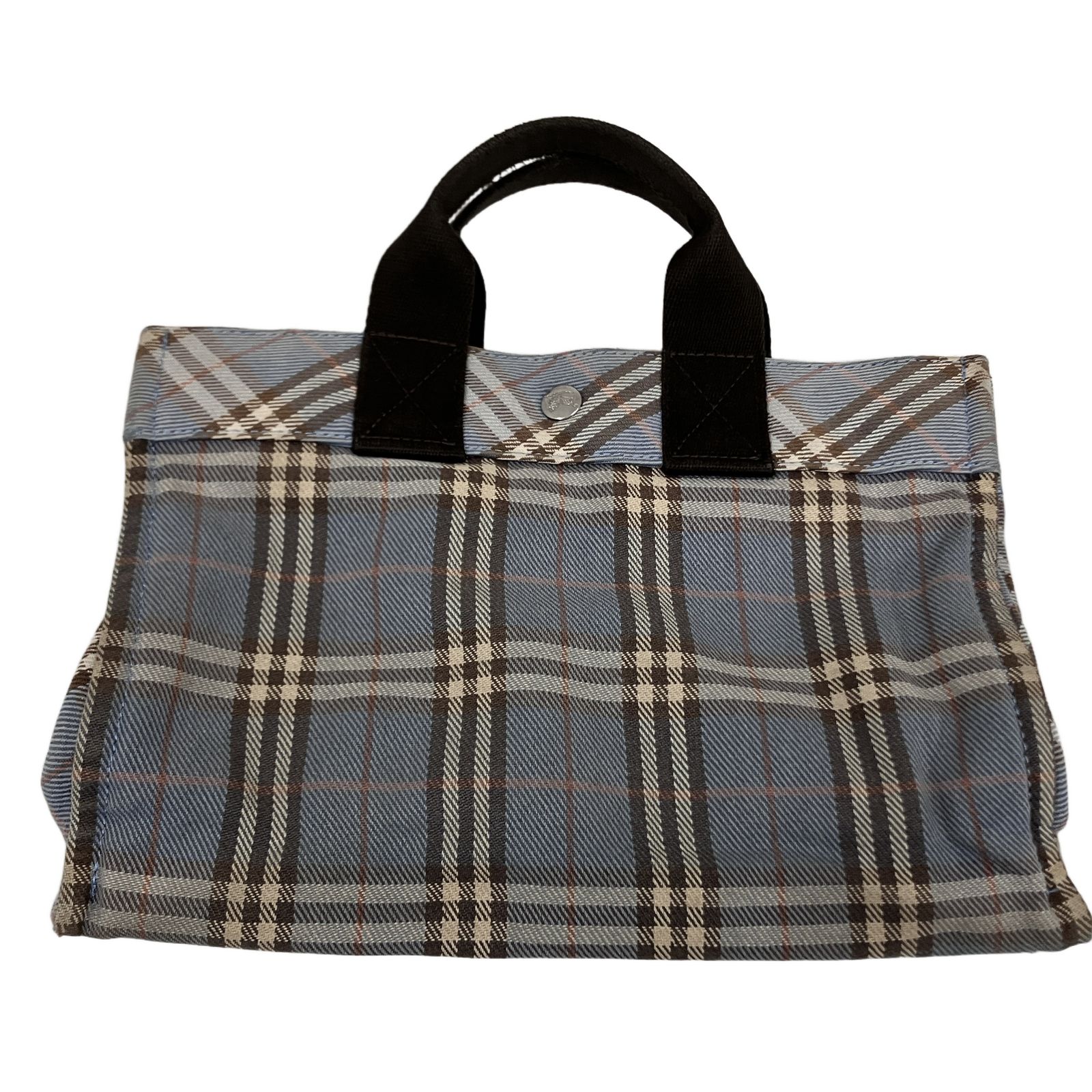 バーバリーブルーレーベル⭐️ノバチェック トラックジャケット 黒 ロゴ刺繍 38 BURBERRY BLUE LABEL(バーバリーブルーレーベル) Burberry Check Lined