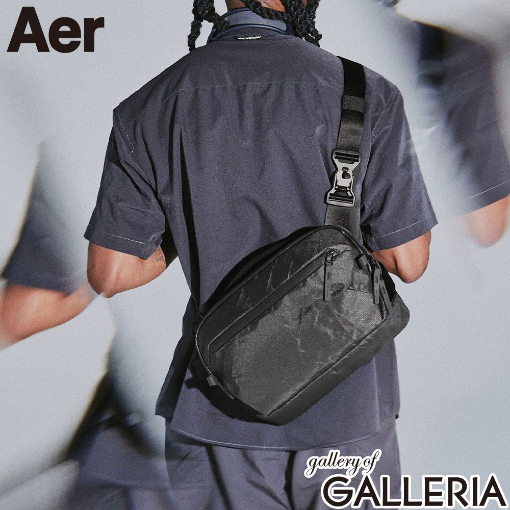 エアー ボディバッグ メンズ レディース Aer かっこいい 横型 スリングバッグ Travel Collection Day Sling 4 Max Ultra Black