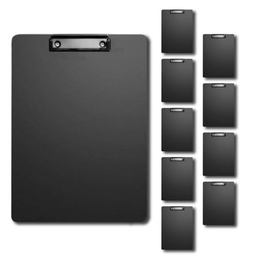 クリップボード A4 【10枚】2.5mm厚 黒 22.5mm×31.5mm バインダー送料無料 42a31af2