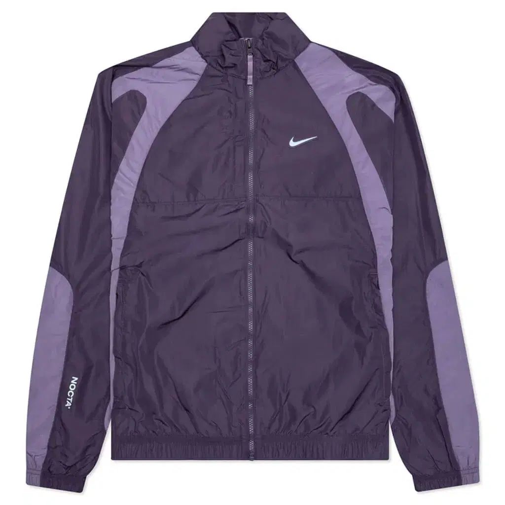us L NIKE x Nocta NRG ナイロン トラック ジャケット DARK RAISIN