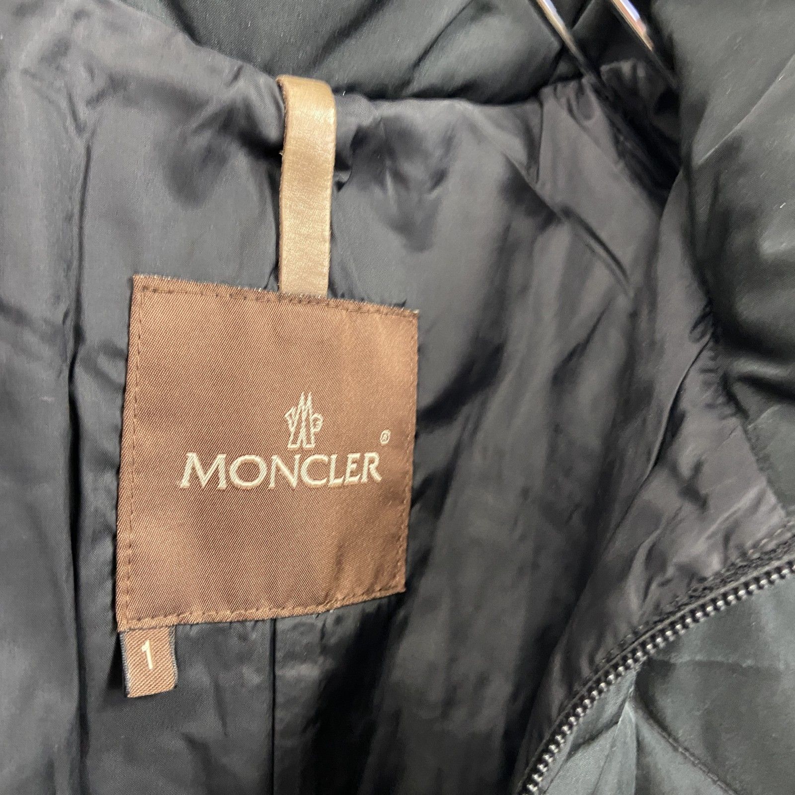 MONCLER モンクレール ダウンコート キルティングコート 黒 ブラック 1 