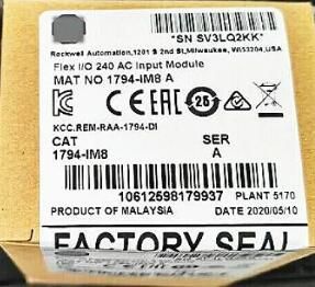 【新品 ★送料無料 】1794-IM8 デジタル入力モジュール 1794-IM8 PLC 【6ヶ月保証】