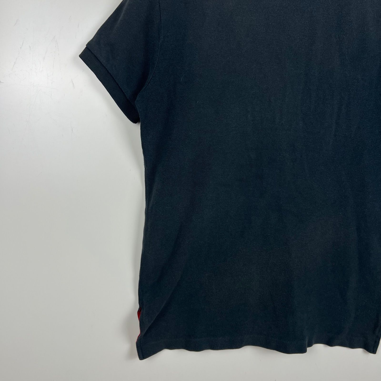 POLO BY RALPH LAUREN 00s y2k archive fade black big ponny polo 