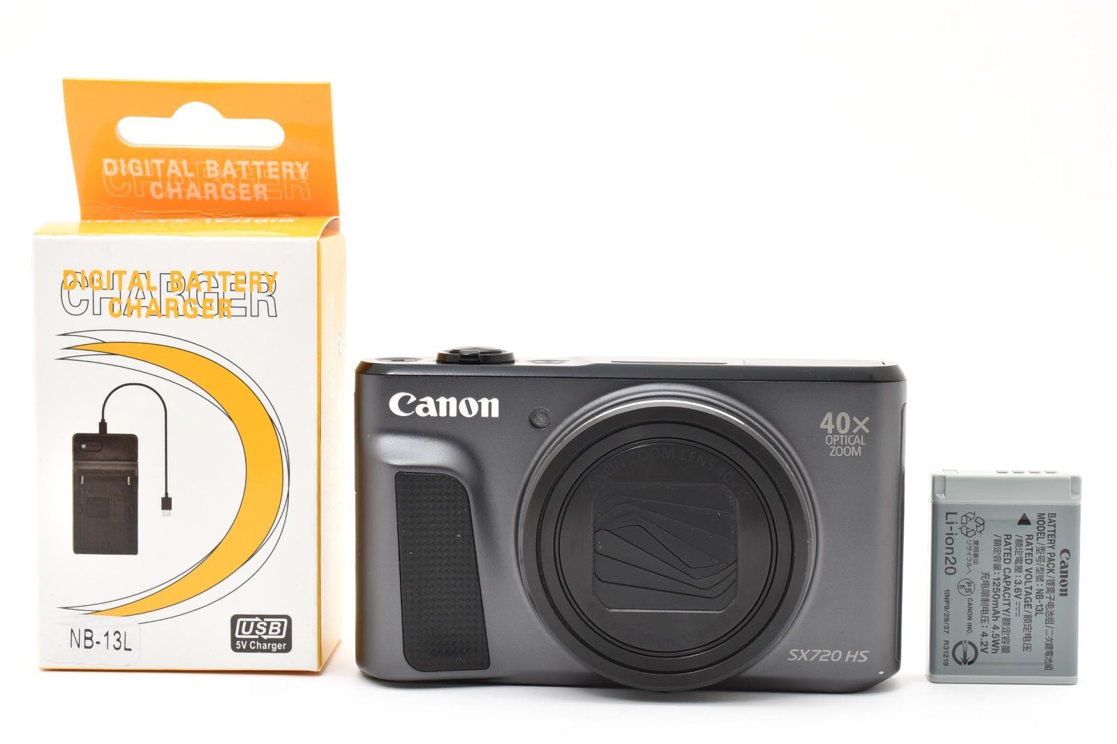 Canon キャノン PowerShot SX720 HS ブラック /3145 動作OK 返金保証