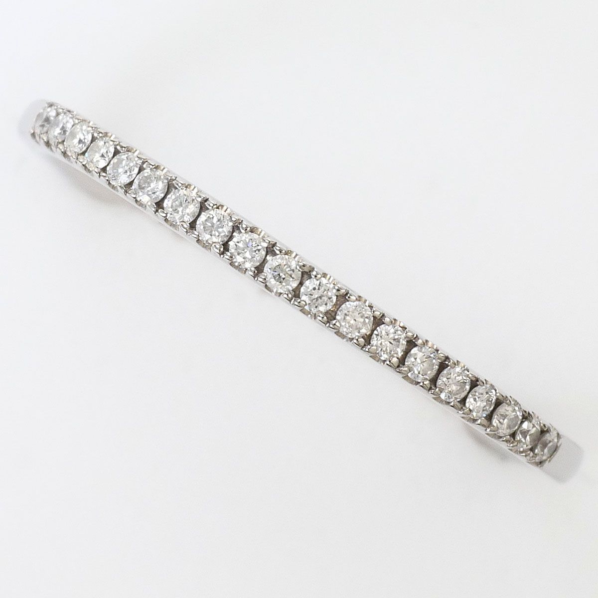 スタージュエリー STAR JEWELRY K18WG リング・指輪 10号 ダイヤモンド 0.07ct 総重量約1.3g ジュエリー