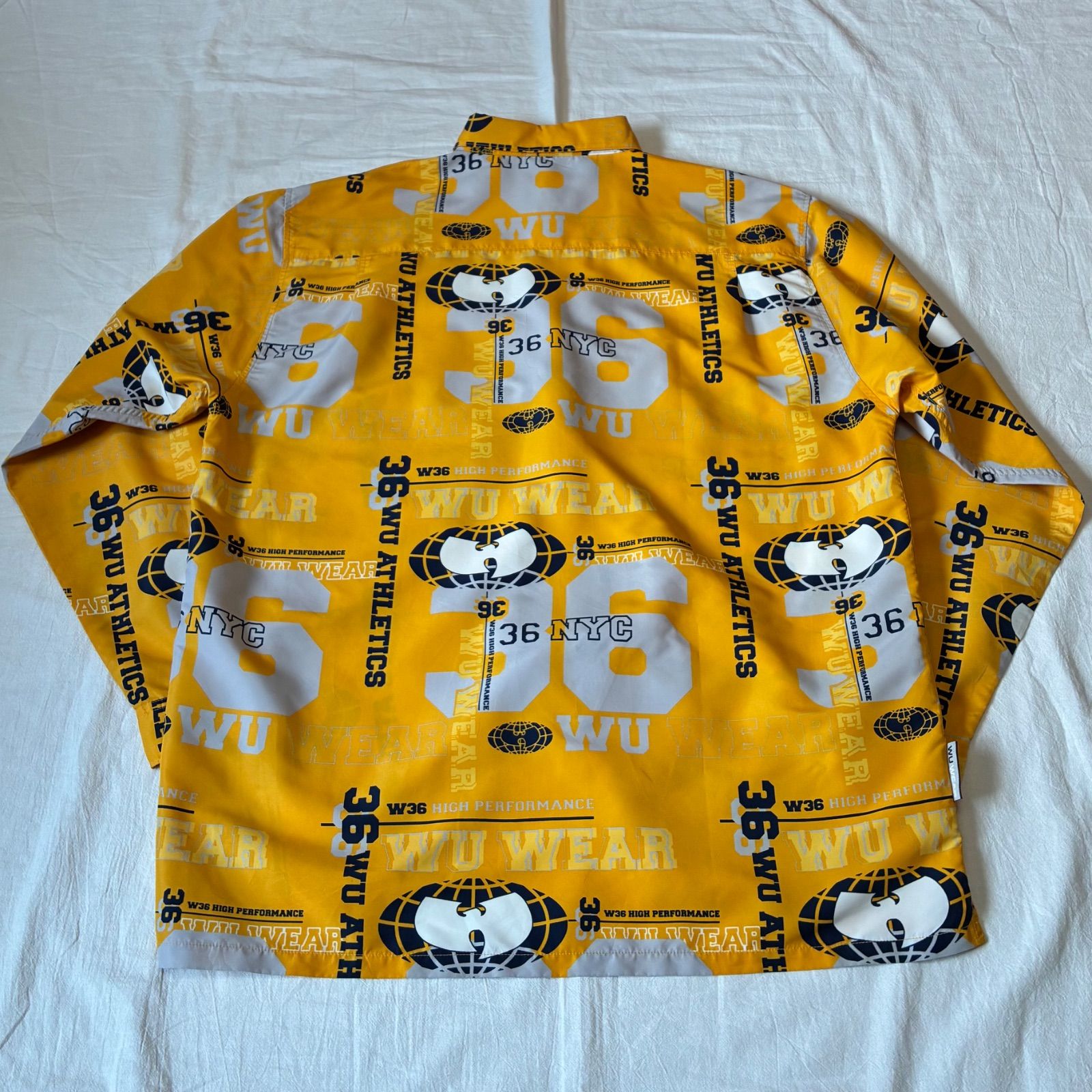 90s〜 WU WEAR Wu-Tang Clan ウータン・クラン 長袖シャツ ポリシャツ 