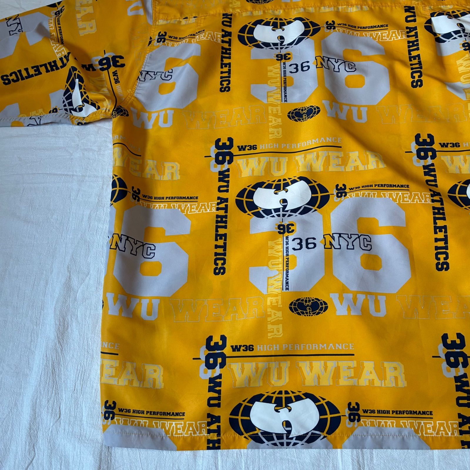 90s〜 WU WEAR Wu-Tang Clan ウータン・クラン 長袖シャツ ポリシャツ