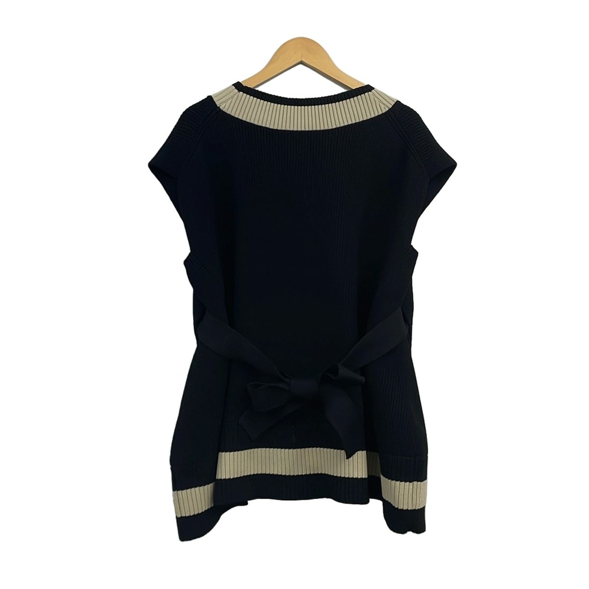 LE PHIL(ルフィル) ベスト サイズF レディース美品 - 黒×ベージュ 24SS