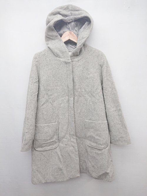 ◇ AG by aquagirl エージーバイアクアガール フーディ 大人女子 長袖 コート サイズM グレー レディース P 【1308240013286】