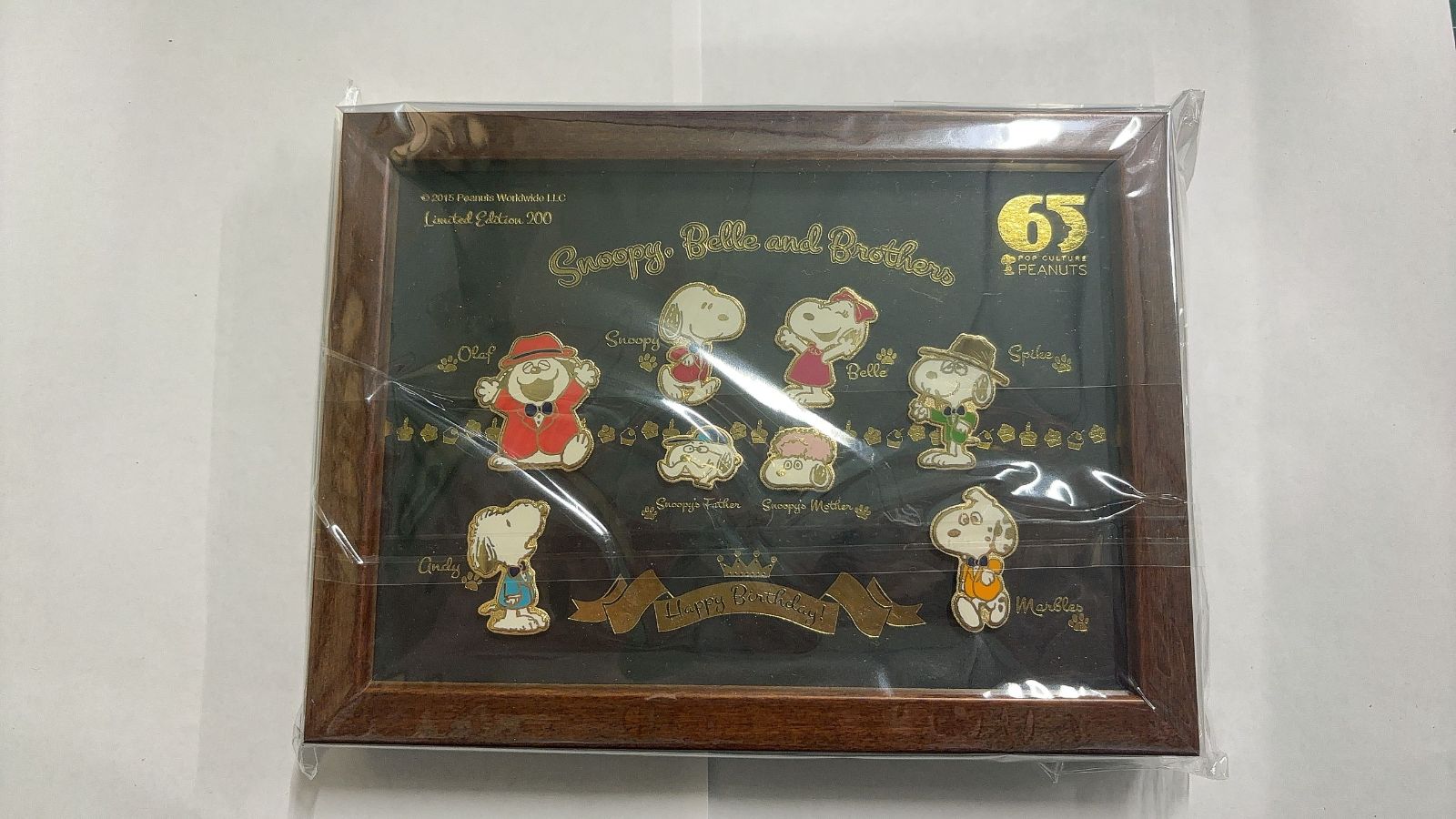 MR-03226 スヌーピー65周年ピンズセット　スヌーピータウンショップ