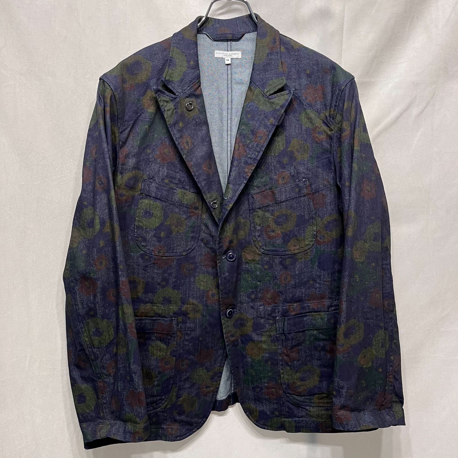 Engineered Garments エンジニアードガーメンツ ● 24SS Bedford Jacket Floral Print Denim フローラルプリントデニムベッドフォードジャケット