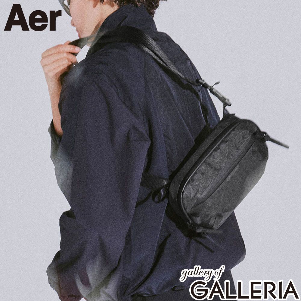 エアー ボディバッグ メンズ レディース Aer ブランド 小さめ カジュアル かっこいい ボディ Travel Collection Day Sling 4 Ultra Black