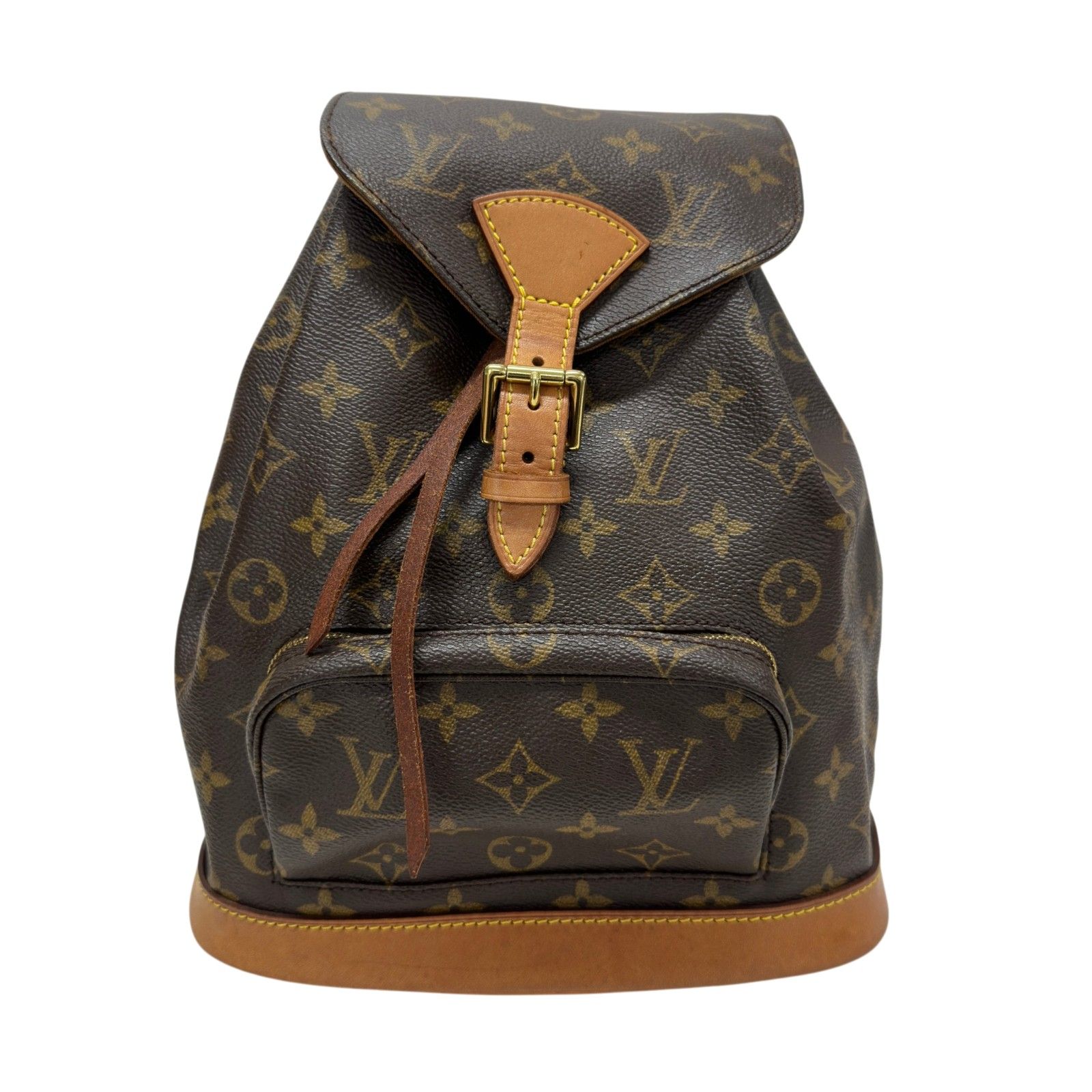 ルイ・ヴィトン LOUIS VUITTON モンスリMM M51136 ブラウン モノグラム レディース リュック・デイパック