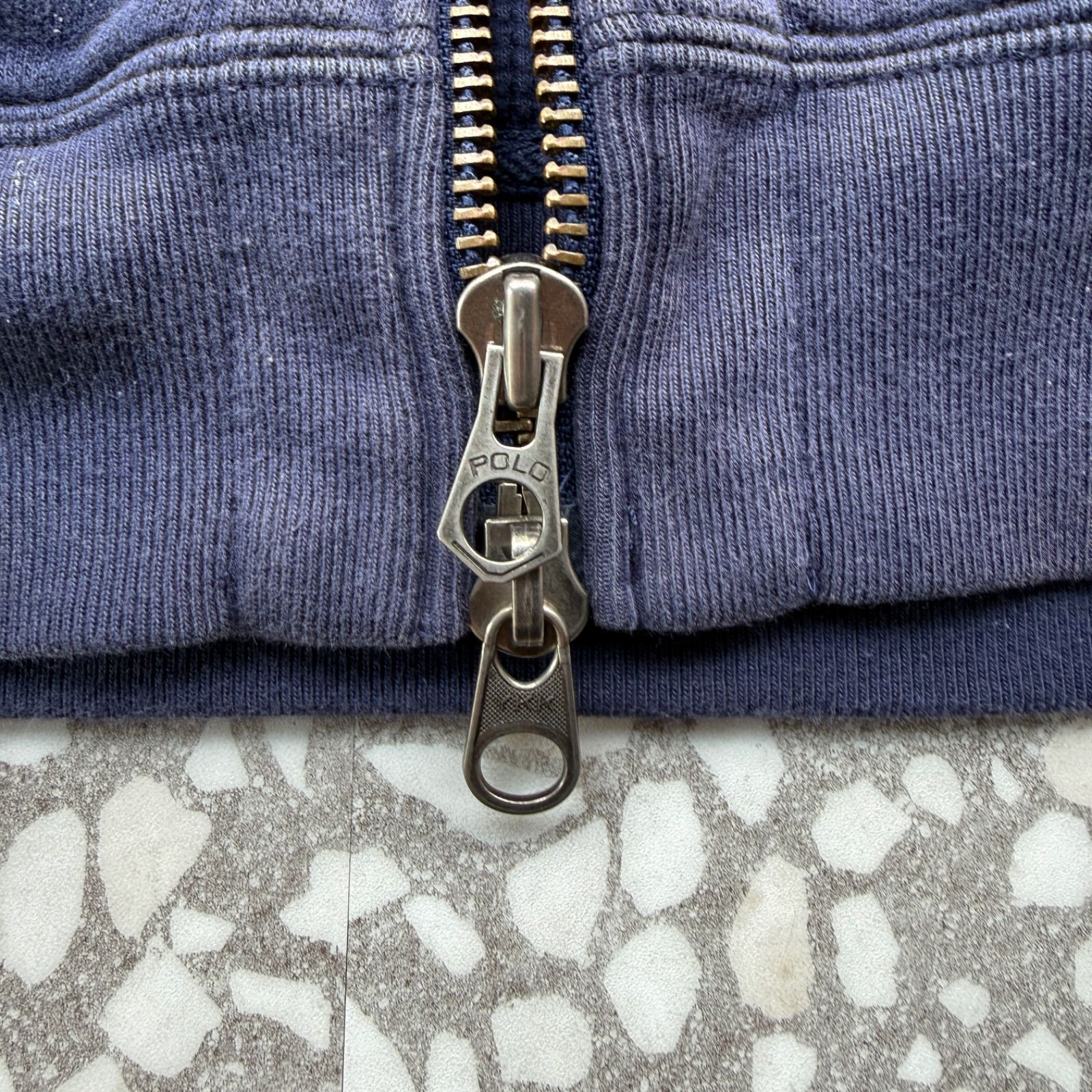 Polo by Ralph Lauren / 00's- double zip hoodie sizeL ポロバイラル