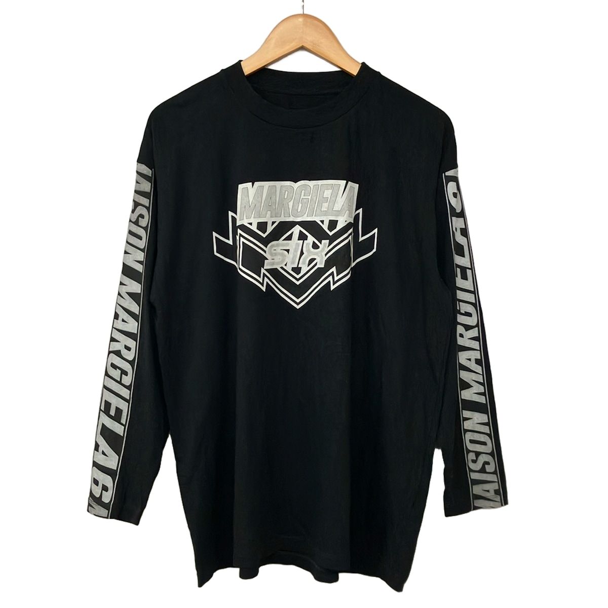 MM6(エムエムシックス) 長袖Tシャツ サイズXS レディース美品 - 黒 クルーネック