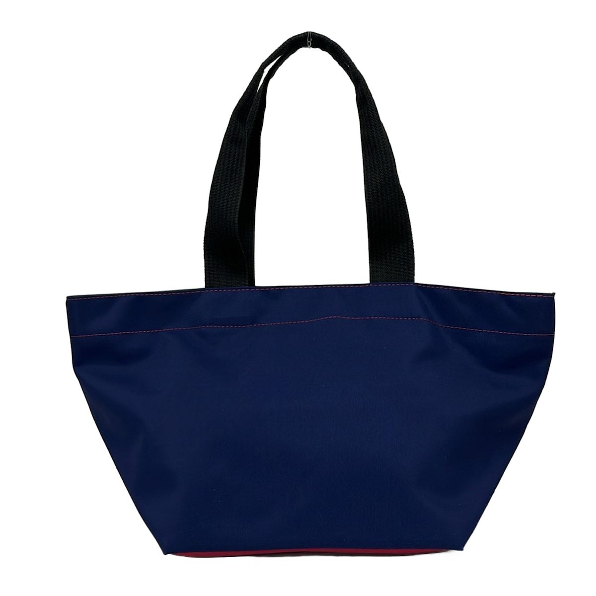 Herve Chapelier(エルベシャプリエ) ショルダーバッグ ナイロン舟型ショルダーML ネイビー×ボルドー×黒 Nライン