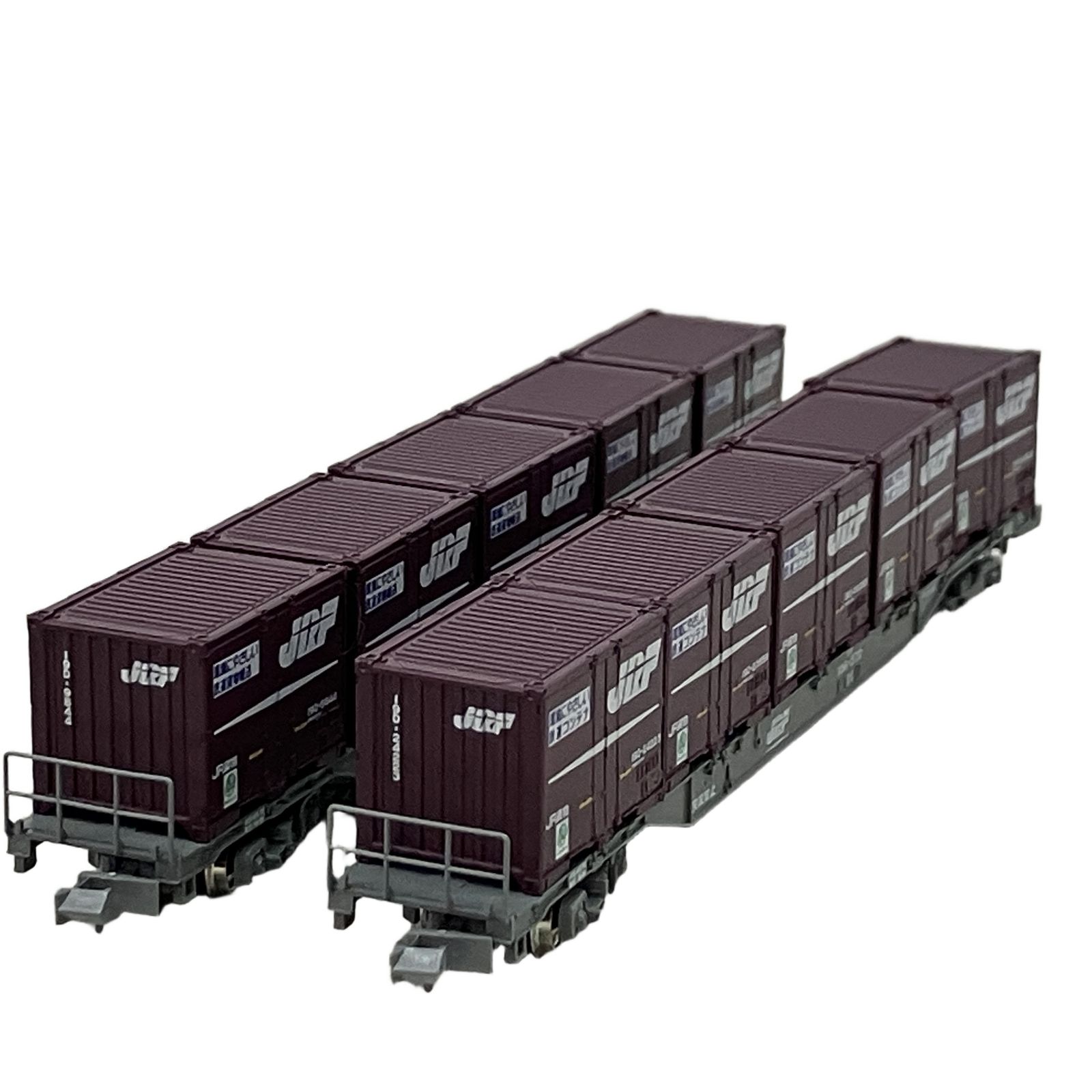 KATO 10-245 コキ106形貨車 19Dコンテナ積載 2両セット カトー 鉄道模型 Nゲージ 中古 C11248209