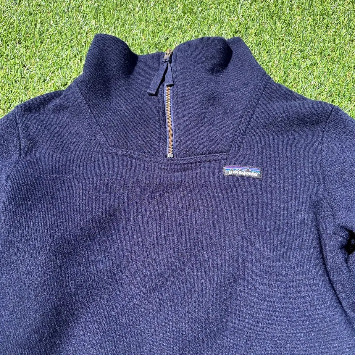 S) patagonia ハーフジップアップ フリース スウェット - メルカリ