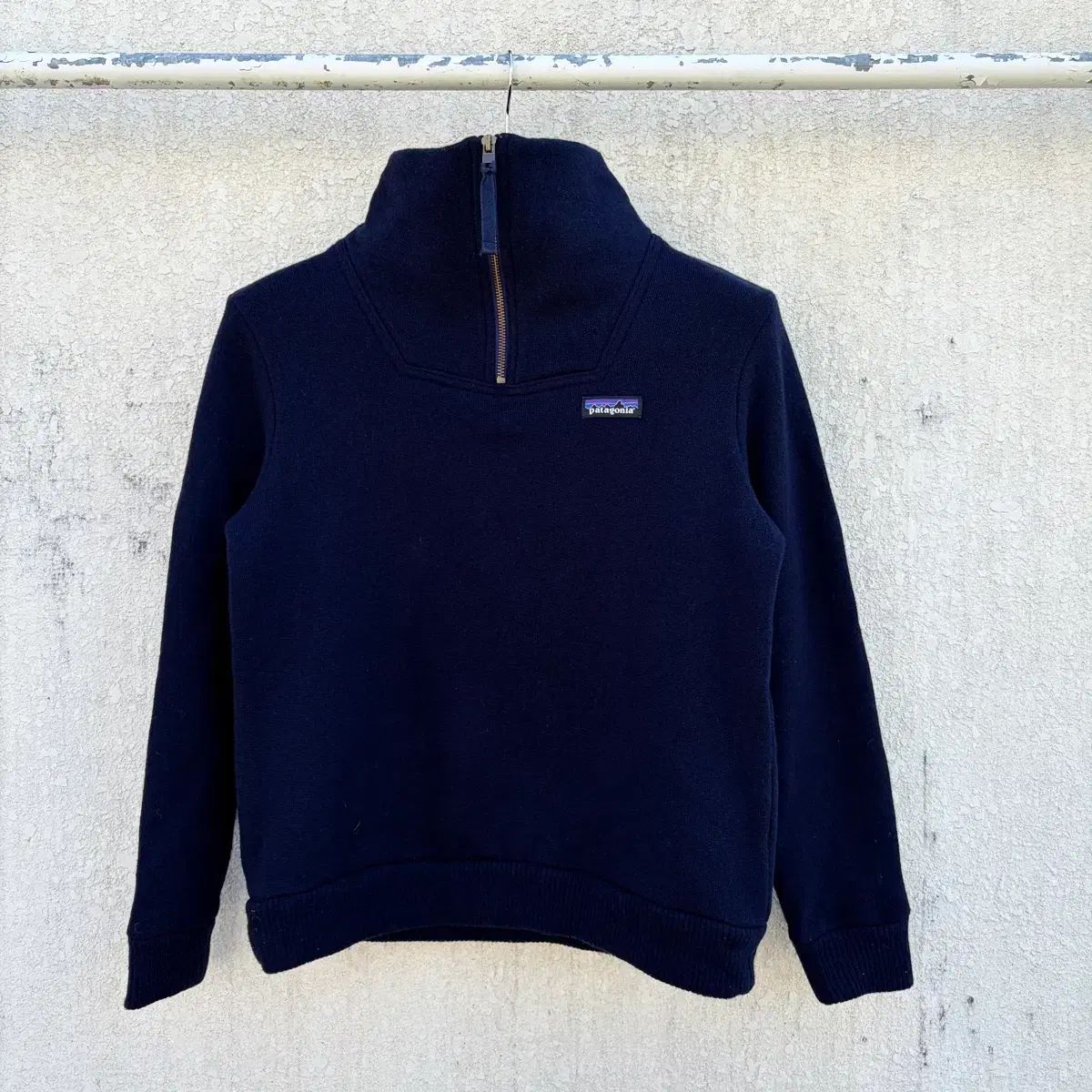 S) patagonia ハーフジップアップ フリース スウェット