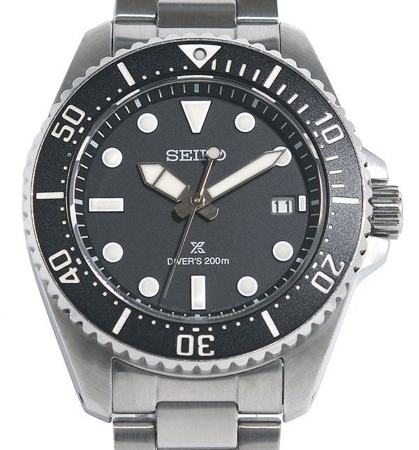 箱保付 良品 SEIKO セイコー PROSPEX プロスペックス DIVER SCUBA ダイバースキューバ SBDJ063 V157-00A0 ソーラー メンズ 50,300円