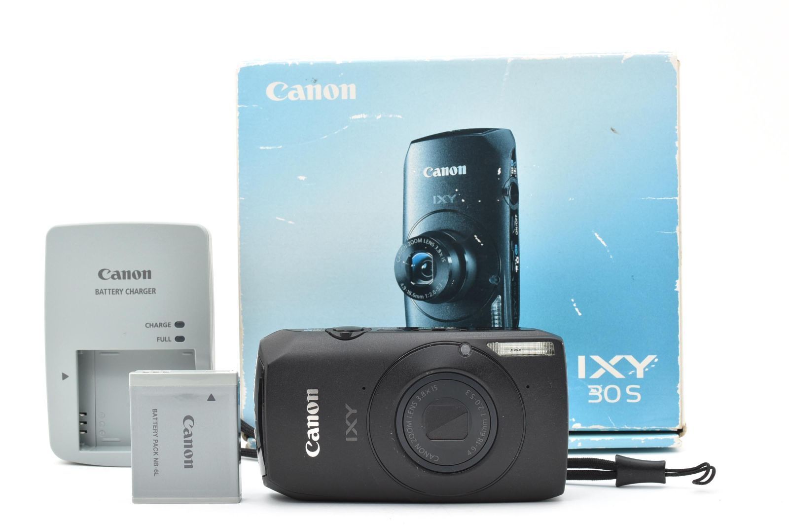 Canon キャノン IXY 30S ブラック 元箱 /3151 動作OK 返金保証