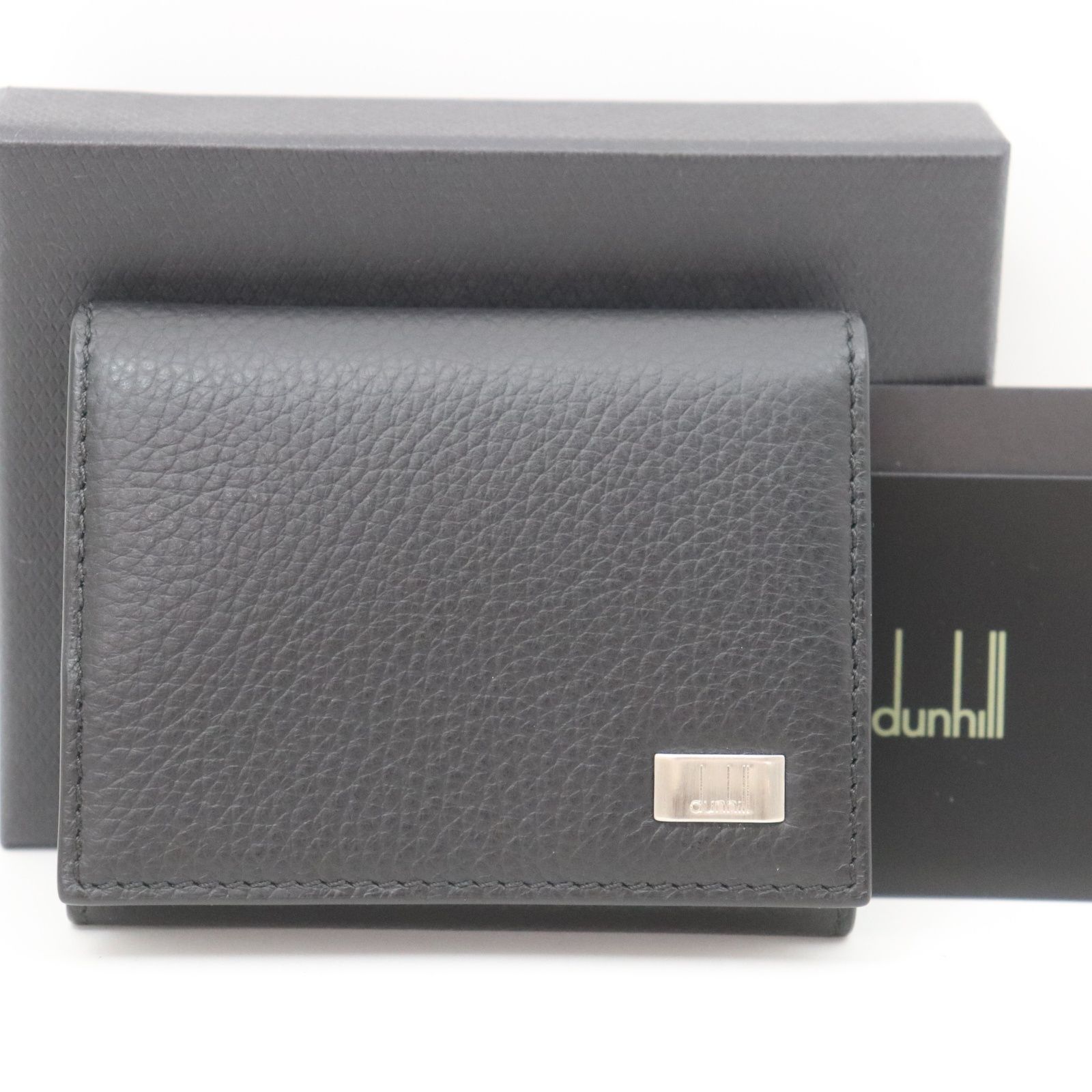 IT6O9YORTYXN 未使用保管品 dunhill ダンヒル レザー Avorities アボリティーズ コインケース ブラック 箱 メンズ ビジネス