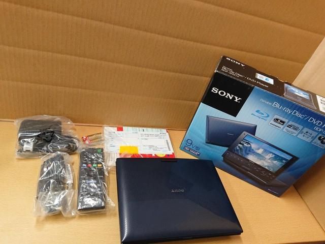 @【未使用品】 SONY 9V型 ポータブルブルーレイ/DVDプレーヤー BDP-SX910 高画質高音質 ブルーレイディスクプレーヤー・DVDプレーヤー ソニー