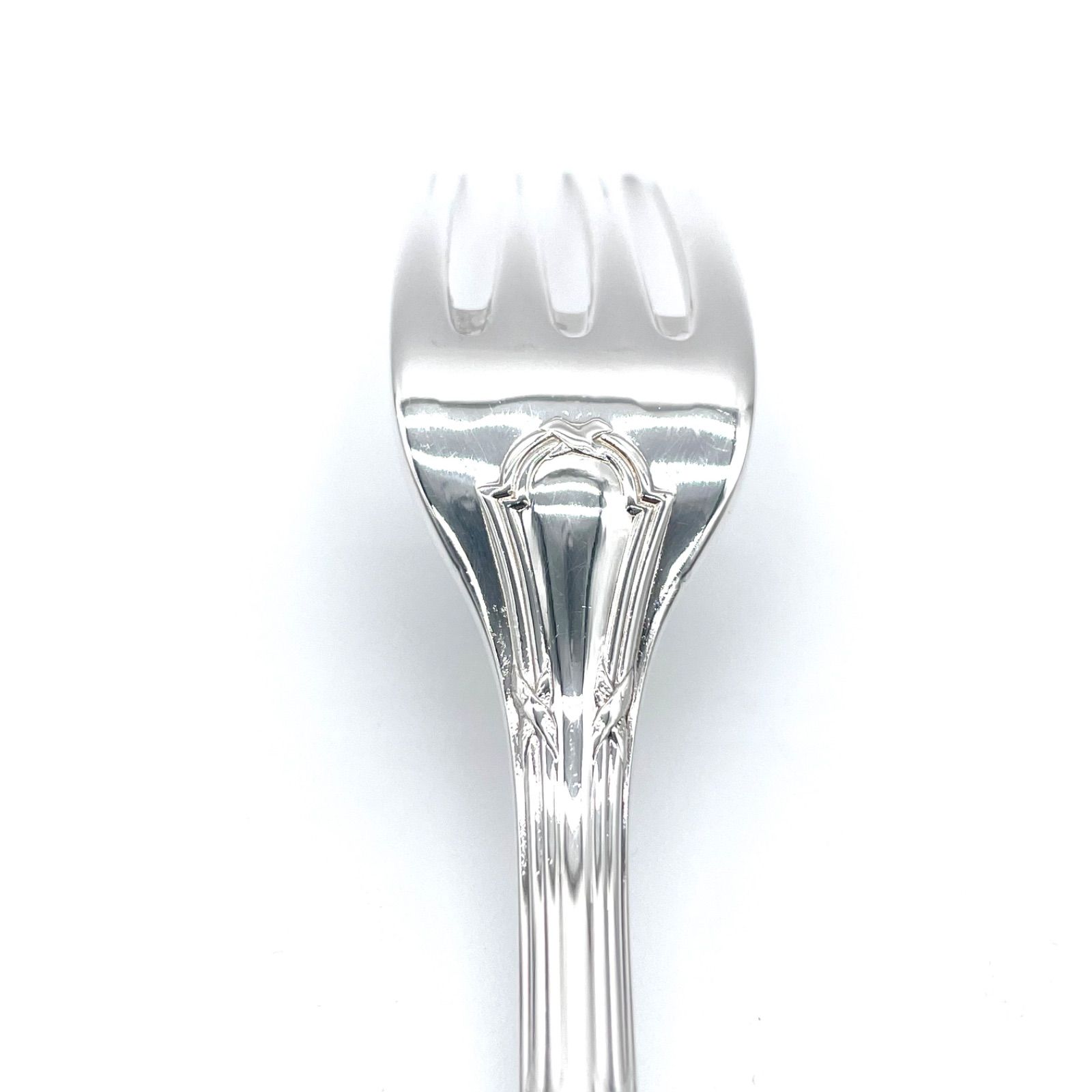 美品 クリストフル リュバン テーブルフォーク 2点 クリストフル リュバン テーブルフォーク 約21cm Christofle Rubans