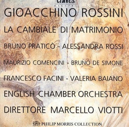 【CD】La Cambiale Di Matrimonio