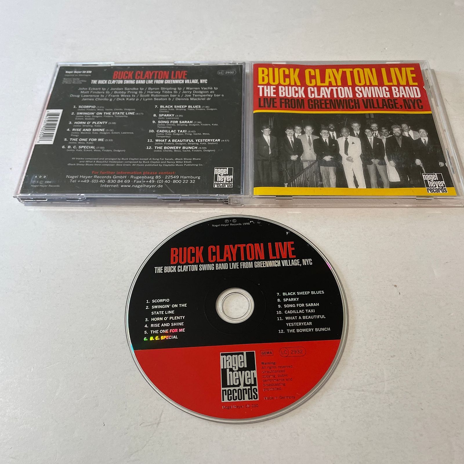 【CD】Buck Clayton Live