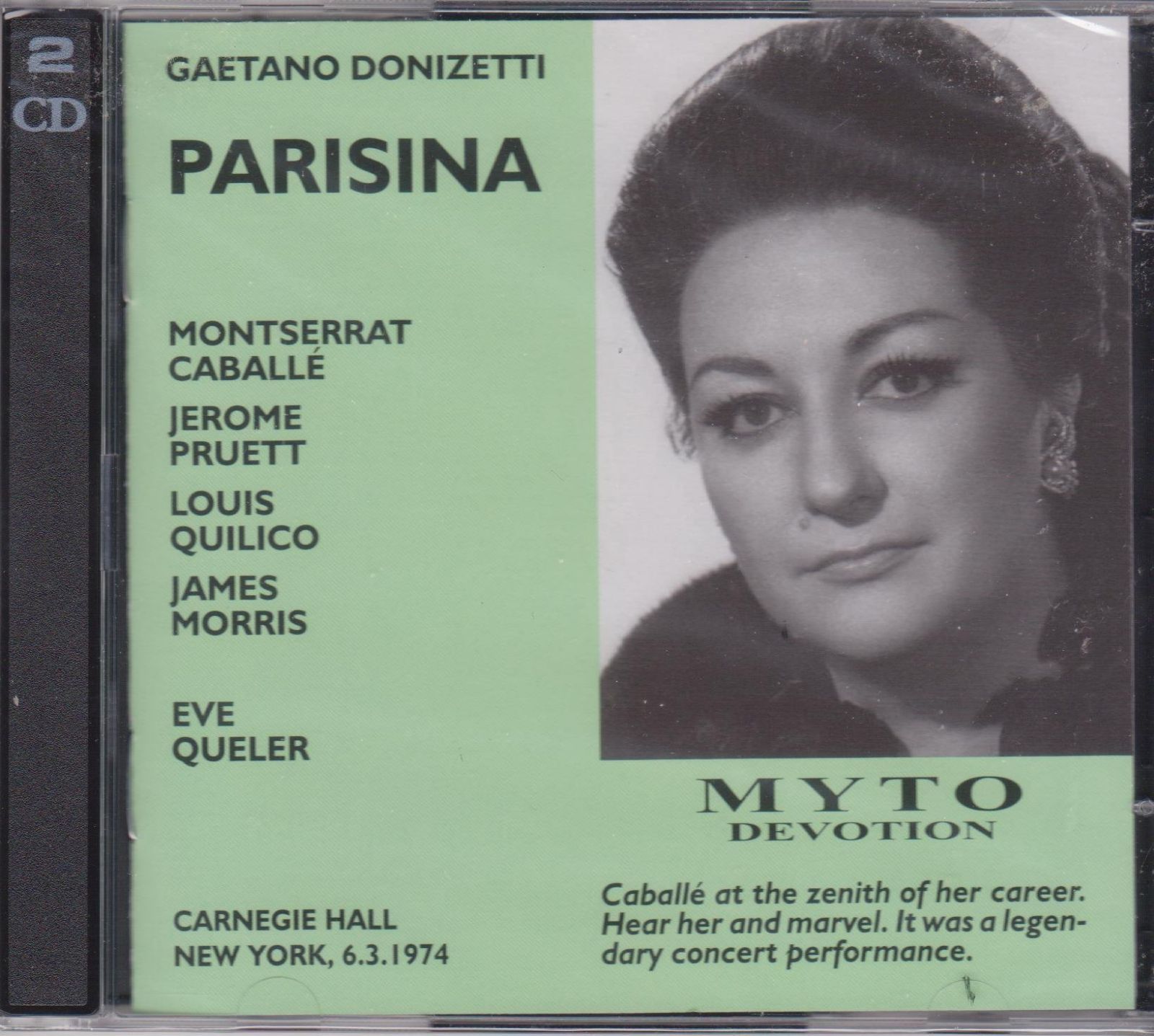 【CD】Parisina D'Este