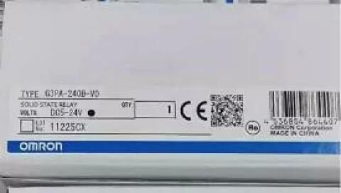 【新品★送料無料】OMRON オムロン G3PA-240B-VD DC5-24V ソリッドステートリレー【6ヶ月保証】