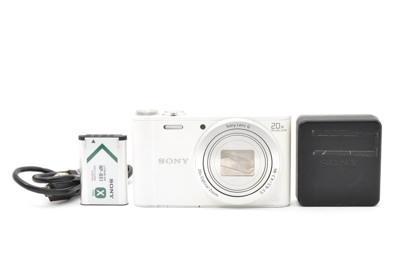 SONY ソニー Cyber-shot DSC-WX300 ホワイト /3154 動作OK 返金保証