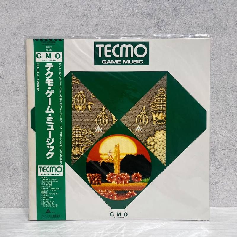 TECMO GAME MUSIC テクモゲームミュージック LP 帯付き