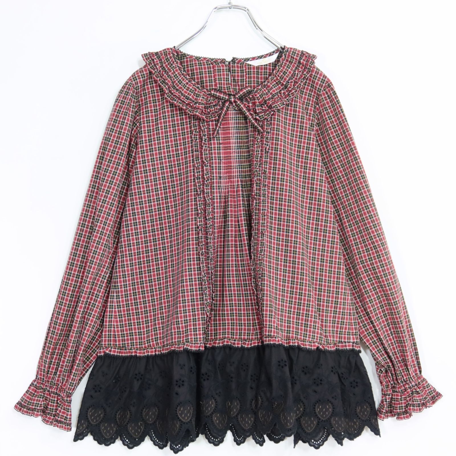 美品】ピンクハウス☆ランブラーベリーレース使い♪オリチェpt 