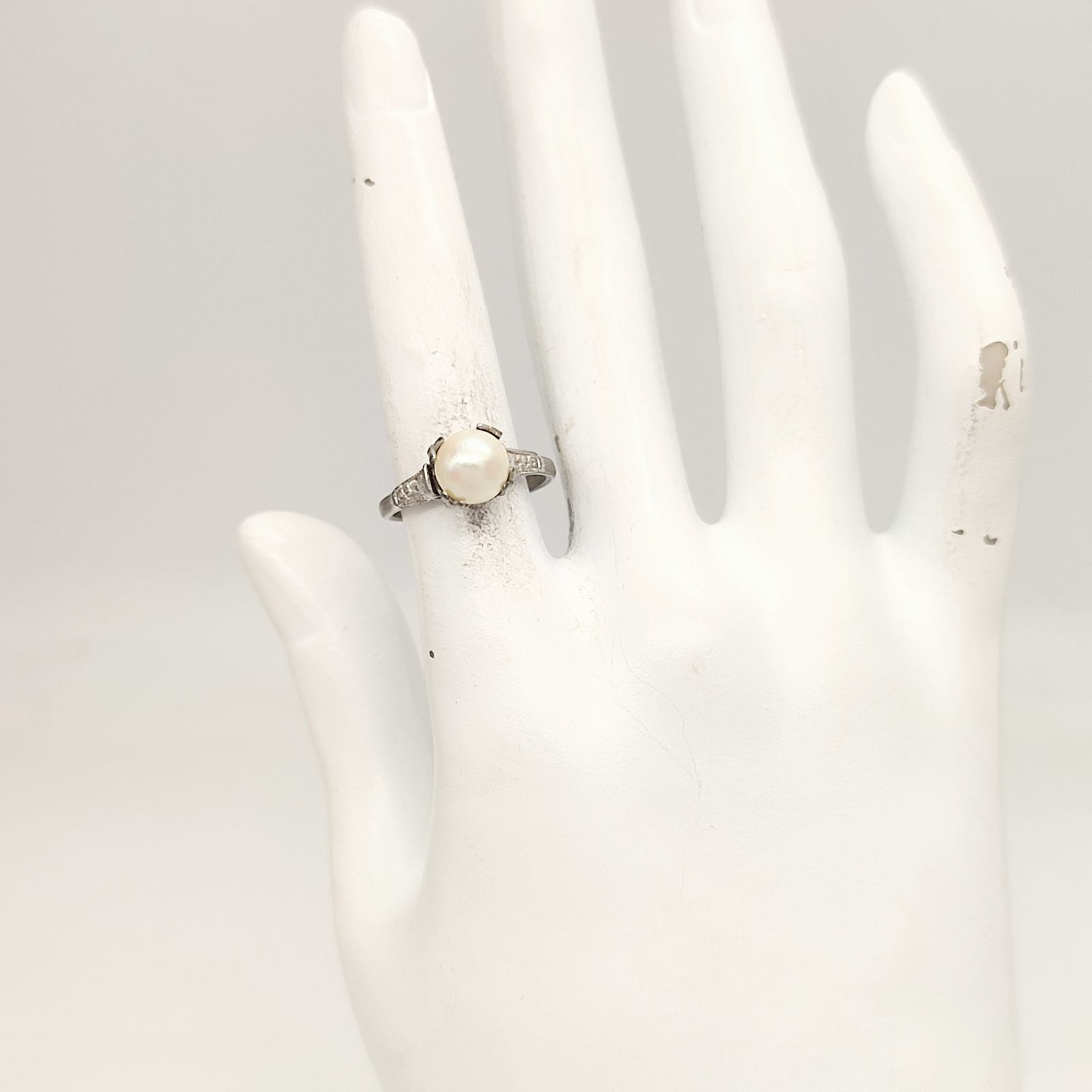 美品】パールリング SILVER シルバー925 10号 2.3g - メルカリ