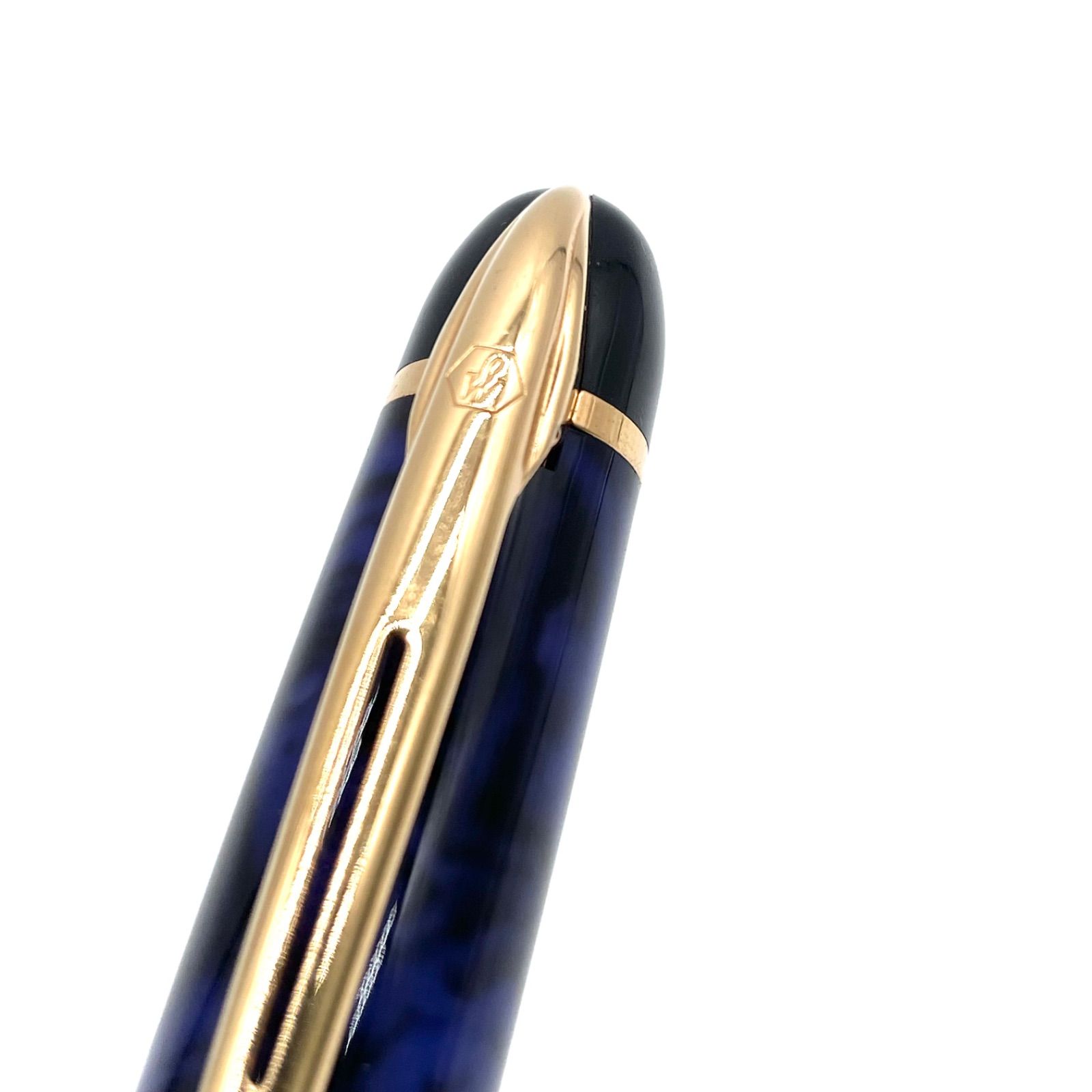 ウォーターマン ボールペン ブルーマーブル WATERMAN 廃盤 希少