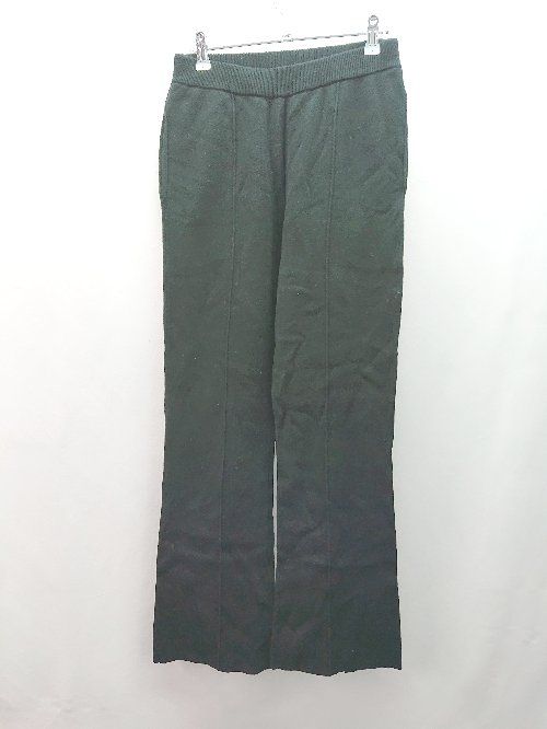 ◇ FREAK'S STORE ウエストゴム ピンタック スリット ストレッチ パンツ サイズM ブラック レディース E 【1309040002043】
