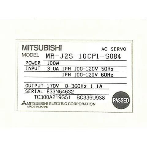 【新品★適格請求書★税込★送料無料】MITSUBISHI 三菱電機 MR-J2S-10CP1-S084【 6ヶ月保証】
