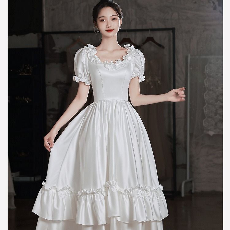 プリンセス ドレス ロマンチック ウェディング ドレス 結婚式 二次会 パーティー フォトウェディング 撮影 レディース